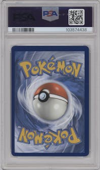 Charizard ex from the 2023 Pokemon SV set graded by PSA and given an overall grade of 8.