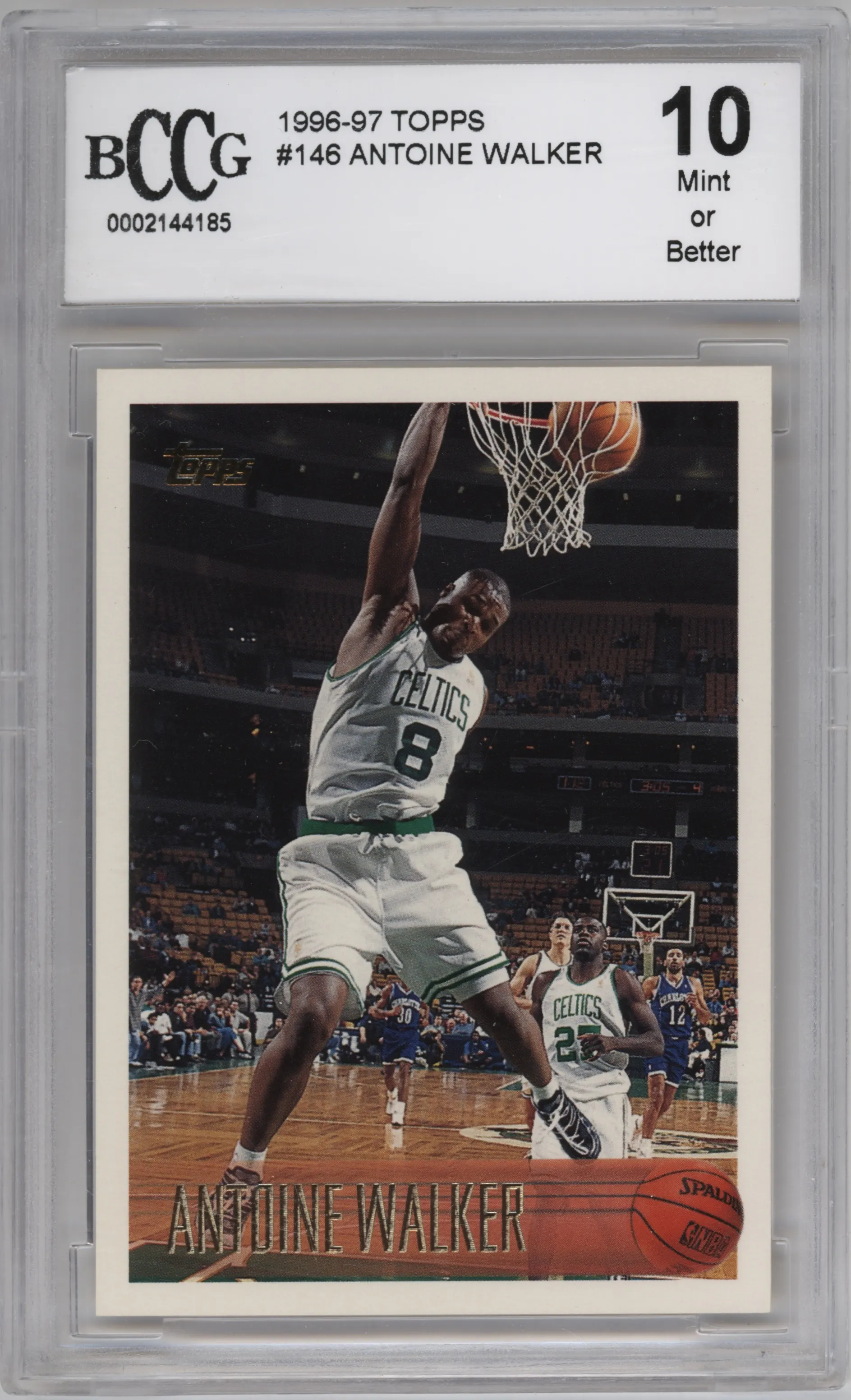1996 Topps Antoine Walker BGS 10