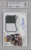 Davante Adams from the 2014 Panini National Treasures set graded by Beckett and given an overall grade of 9.