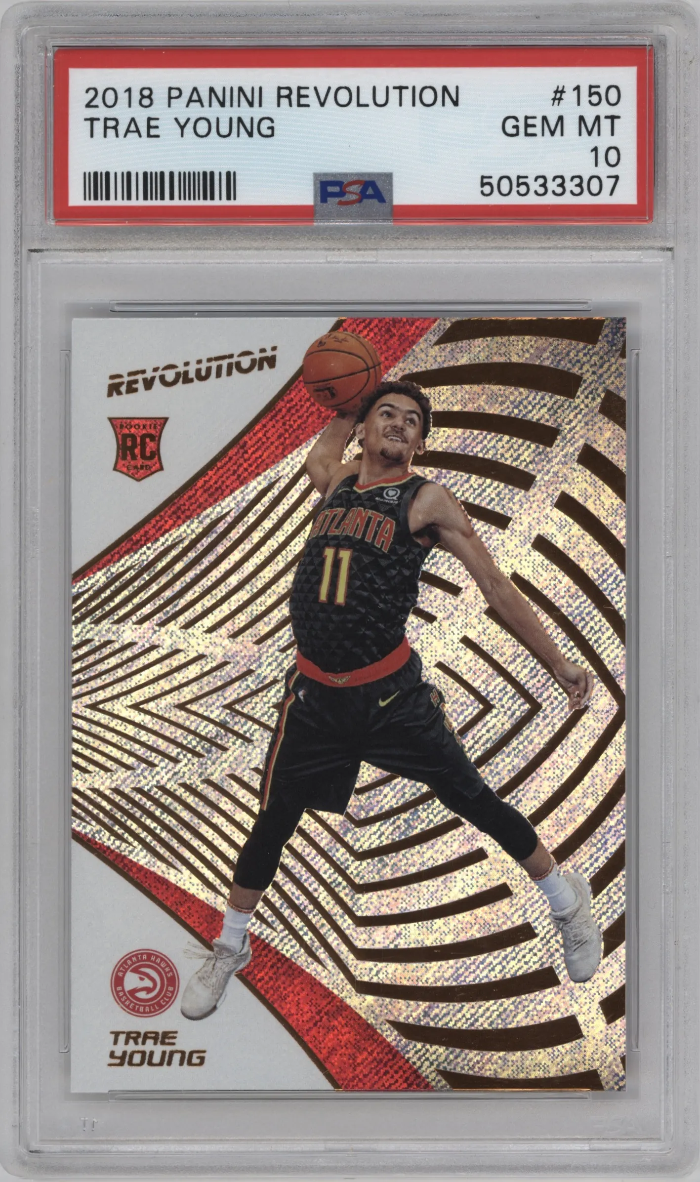 2018 Panini Revolution Trae Young #150 PSA 10