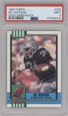 Bo Jackson from the 1990 Topps set featuring a Variation parallel graded by PSA and given an overall grade of 9.