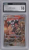 Gothorita from the 2023 Pokemon SV set graded by CSG and given an overall grade of 10.