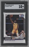 Bronny James from the 2024-25 Panini Instant NBA set graded by SGC and given an overall grade of 10.