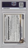 Jeferson Quero from the 2021 Bowman Chrome set graded by PSA and given an overall grade of 10.