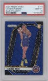 Cameron Brink from the 2024 Panini Prizm WNBA set featuring a Blue Velocity parallel graded by PSA and given an overall grade of 10.