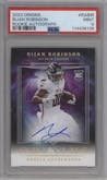 Bijan Robinson from the 2023 Panini Origins set graded by PSA and given an overall grade of 9.