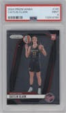 Caitlin Clark from the 2024 Panini Prizm WNBA set graded by PSA and given an overall grade of 9.