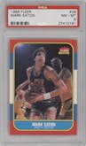Mark Eaton from the 1986-87 Fleer set graded by PSA and given an overall grade of 8.