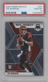 Joe Burrow from the 2020 Panini Mosaic set graded by PSA and given an overall grade of 10.