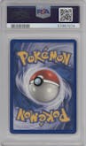 Bulbasaur from the 2002 Pokemon  set graded by PSA and given an overall grade of 9.