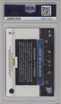 Chet Holmgren from the 2022-23 Panini Select set graded by PSA and given an overall grade of 10.