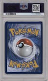 Pikachu from the 2021 Pokemon SWSH set graded by PSA and given an overall grade of 9.
