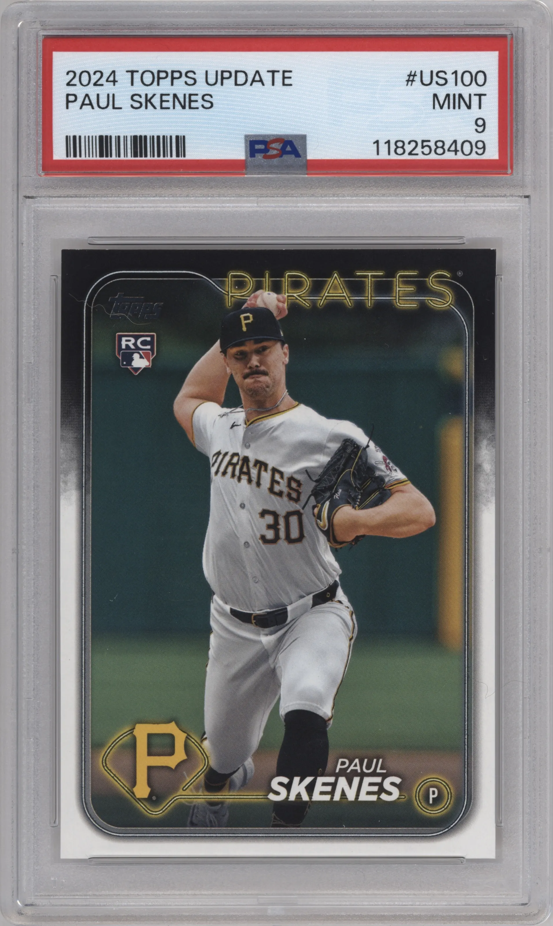 2024 Topps Update Paul Skenes PSA 9