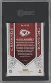 Patrick Mahomes II from the 2023 Panini Rookies & Stars set featuring a Pink parallel graded by SGC and given an overall grade of 10.