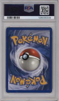 Golem from the 2003 Pokemon E-CARD set graded by PSA and given an overall grade of 4.