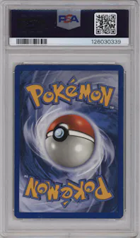Golem from the 2003 Pokemon E-CARD set graded by PSA and given an overall grade of 4.