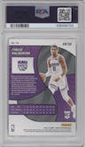 Tyrese Haliburton from the 2020-21 Panini Revolution set featuring a Chinese New Year parallel graded by PSA and given an overall grade of 10.