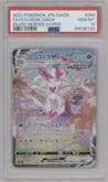 Sylveon VMAX from the 2021 Pokemon SWSH JPN set graded by PSA and given an overall grade of 10.