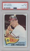 Jim Fregosi from the 1965 Topps set graded by PSA and given an overall grade of 8.