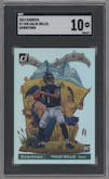 Malik Willis from the 2022 Panini Donruss set graded by SGC and given an overall grade of 10.