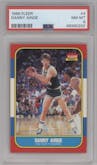 Danny Ainge from the 1986-87 Fleer set graded by PSA and given an overall grade of 8.