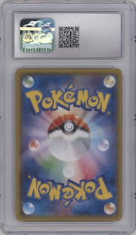 Gyarados Pikachu from the 2015 Pokemon XY JPN set featuring a Pretend Pikachu boxset parallel graded by CSG and given an overall grade of 10.