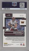 Sam Howell from the 2022 Panini Donruss Optic set featuring a Gold parallel graded by PSA and given an overall grade of 10.