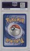 Pikachu from the 2006 Pokemon set featuring a 10th Anniversary Journey Across America parallel graded by PSA and given an overall grade of 9.