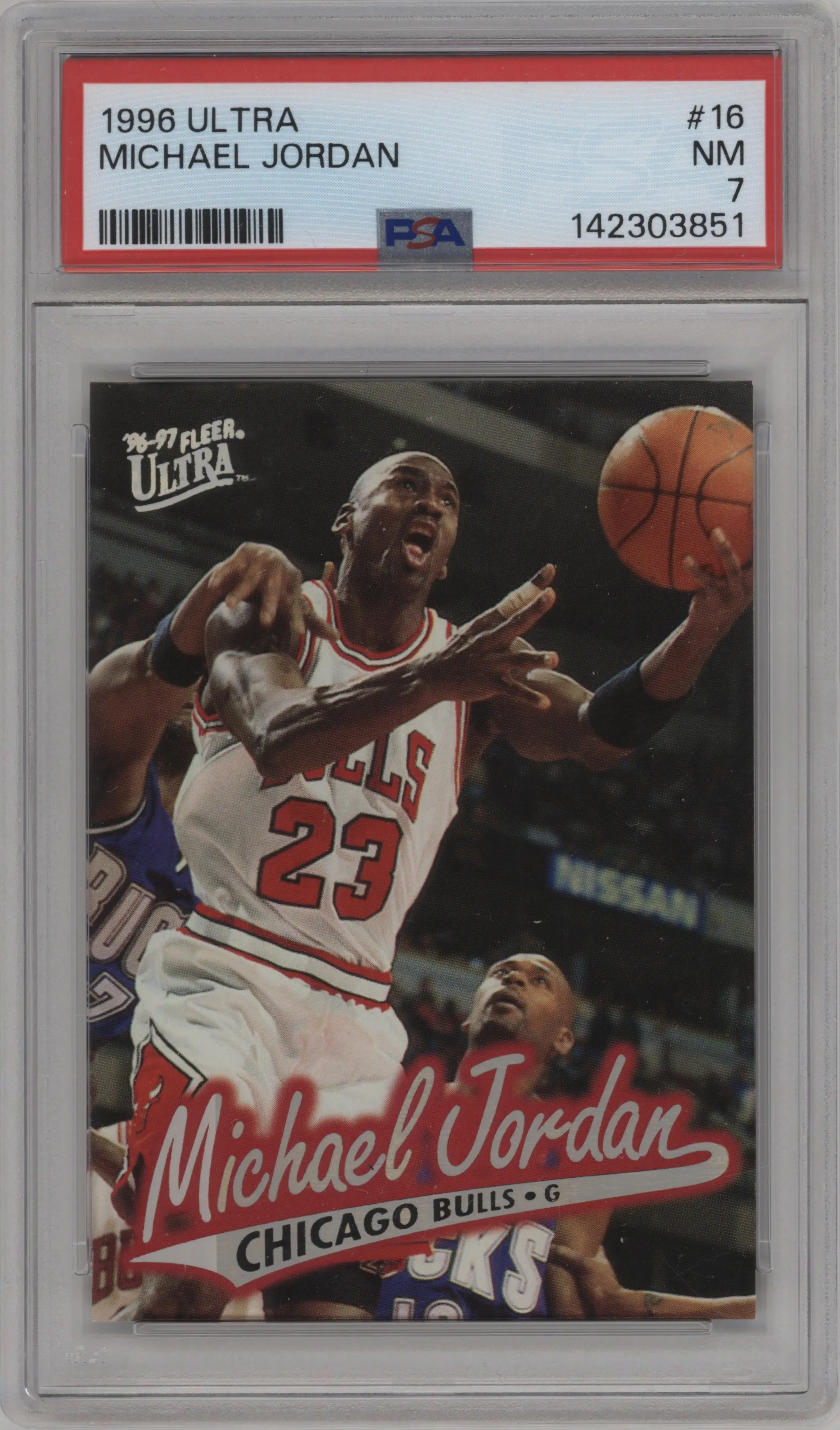 1996 Fleer Ultra Michael Jordan #16 PSA 7