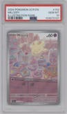 Milcery from the 2024 Pokemon SV set graded by PSA and given an overall grade of 10.