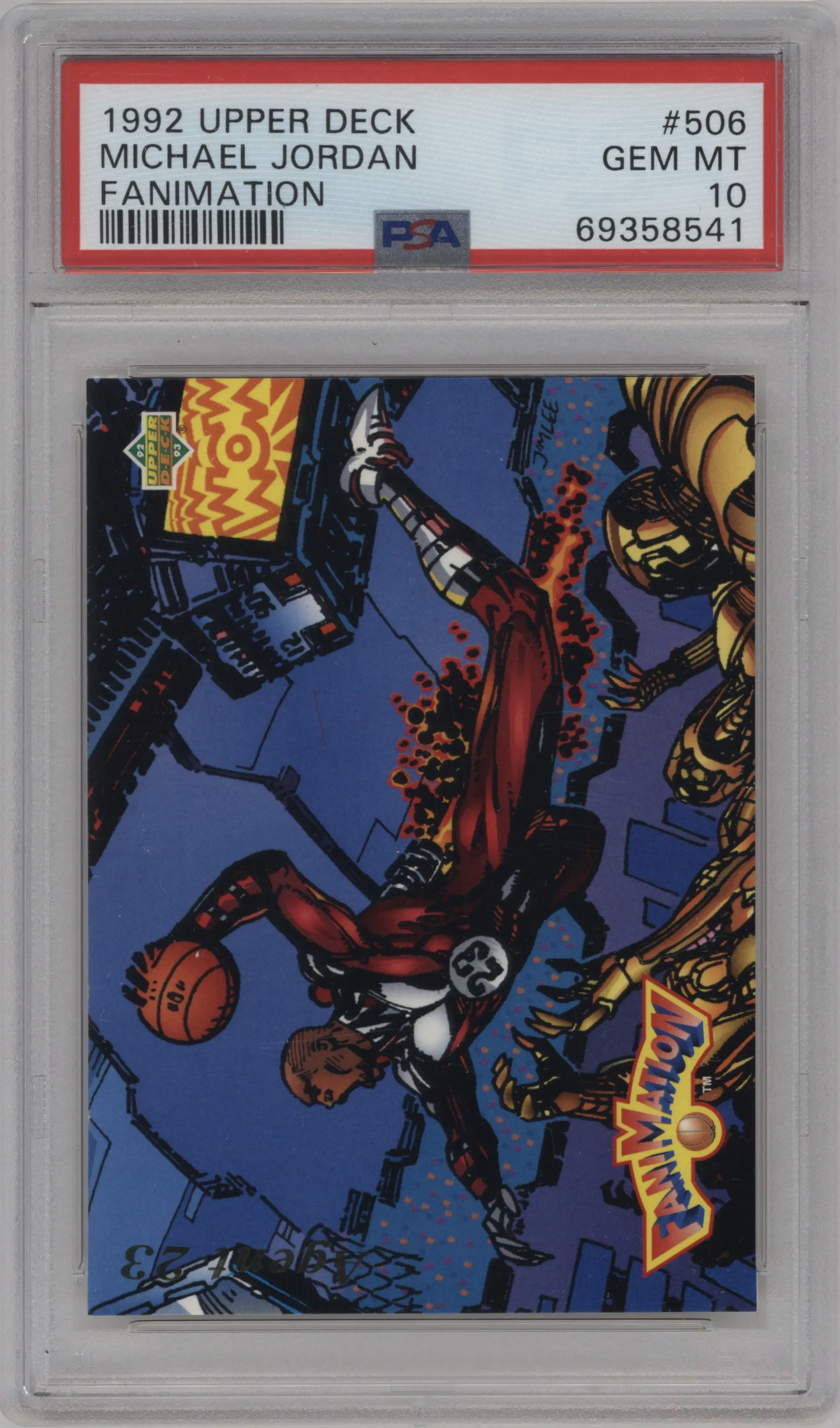 1992 Upper Deck FaniMation Michael Jordan #506 PSA 10