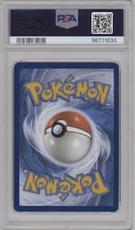 Blastoise ex from the 2023 Pokemon SV set graded by PSA and given an overall grade of 9.