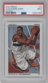 Alexandre Sarr from the 2024-25 Panini Prizm set graded by PSA and given an overall grade of 9.