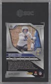 Braden Fiske from the 2024 Panini Prizm set featuring a White Sparkle parallel graded by SGC and given an overall grade of 9.5.