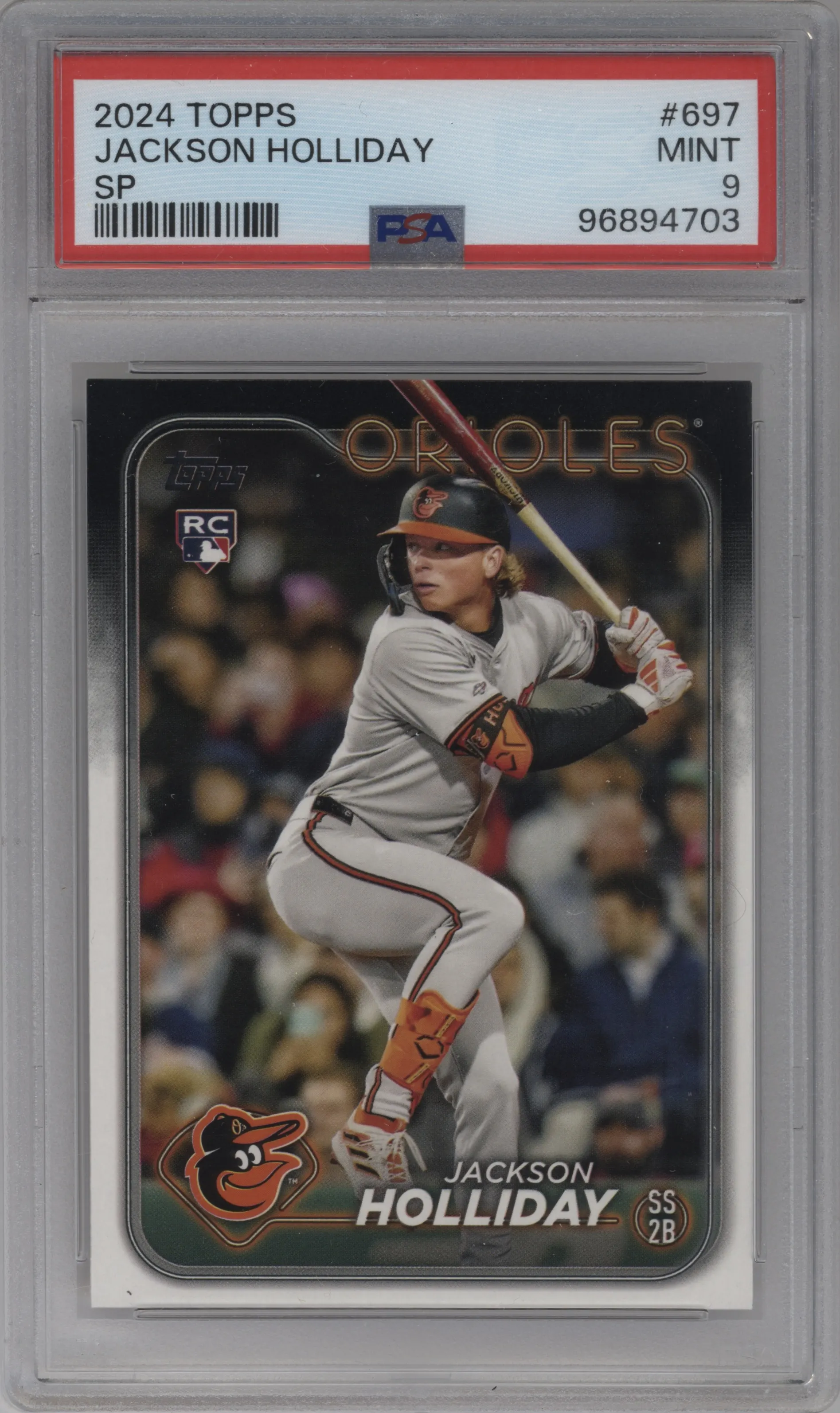 2024 Topps S2 Variation Jackson Holliday PSA 9