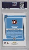 Ja'Marr Chase from the 2021 Panini Donruss set graded by PSA and given an overall grade of 10.