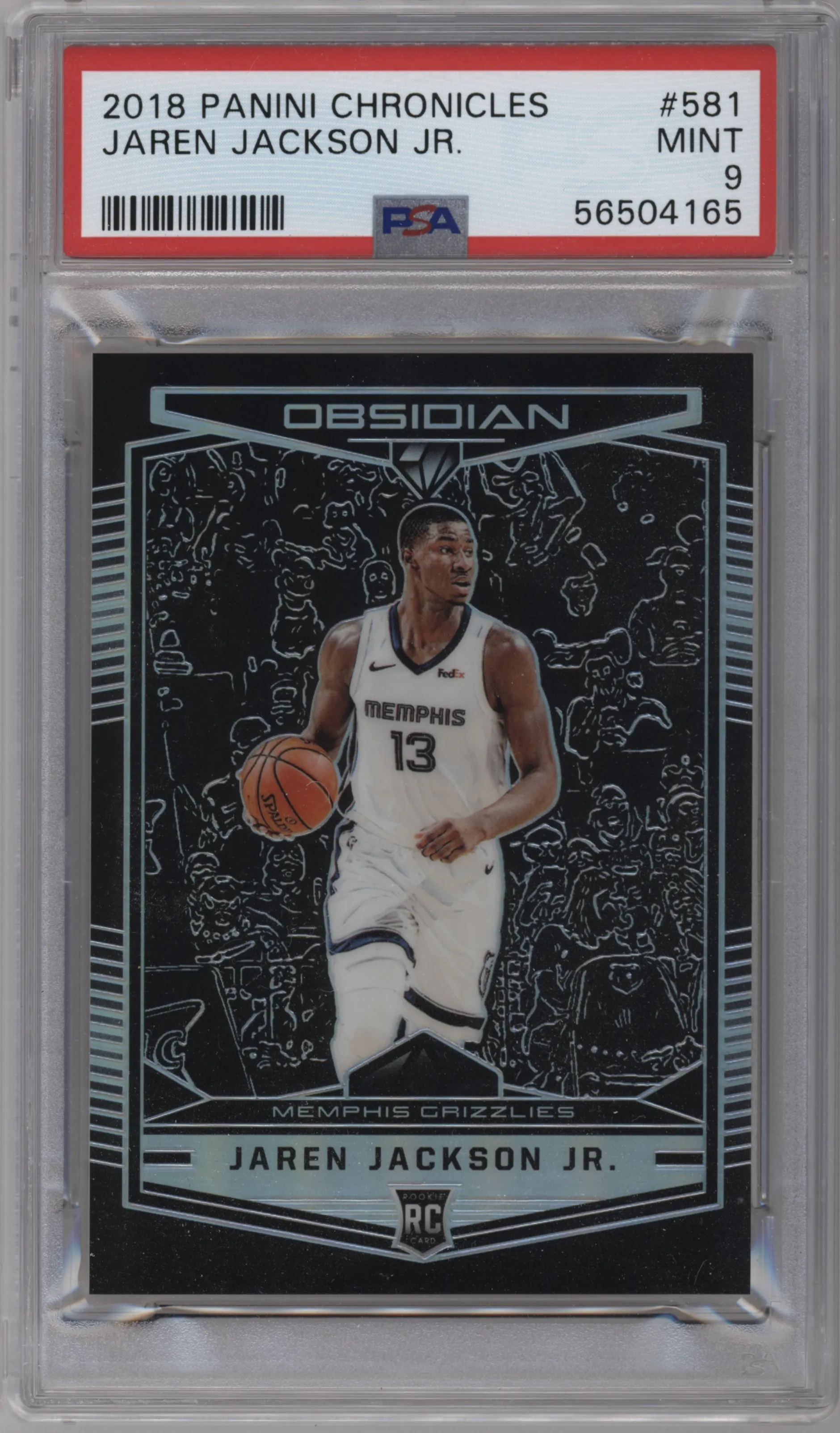 2018 Panini Chronicles Obs.Preview Jaren Jackson Jr. PSA 9