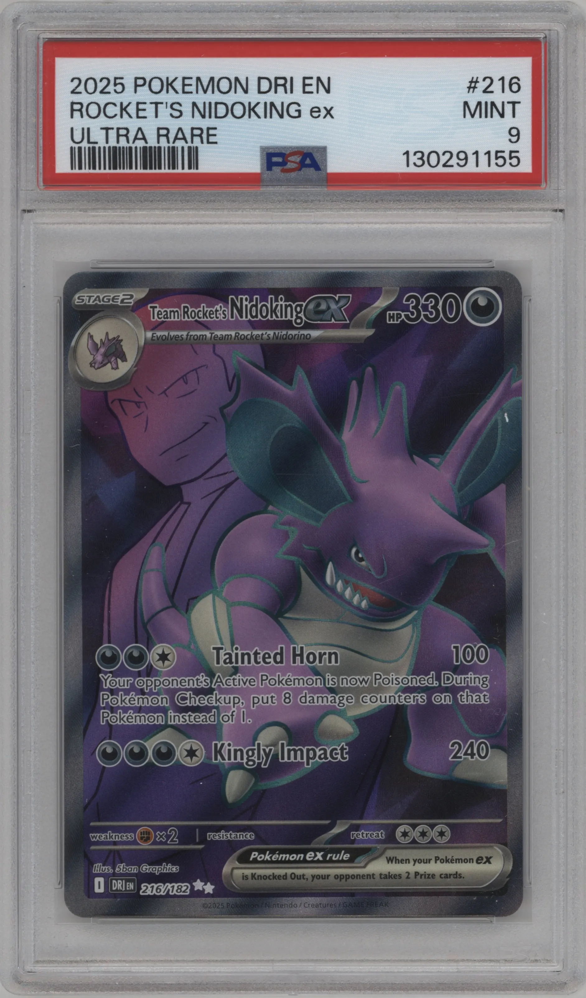 Team Rocket's Nidoking ex