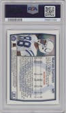 Marvin Harrison from the 1999 Topps Chrome set featuring a Refractor parallel graded by PSA and given an overall grade of 9.