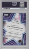Jordan Hawkins from the 2023-24 Topps Chrome set graded by PSA and given an overall grade of 10.