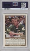 Larry Bird from the 1990-91 SkyBox  set graded by PSA and given an overall grade of 10.