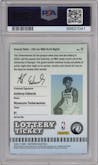 Anthony Edwards from the 2020-21 Panini Contenders set graded by PSA and given an overall grade of 10.