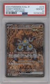 Sandy Shocks ex from the 2024 Pokemon SV JPN set graded by PSA and given an overall grade of 10.