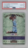 Ja Morant from the 2019-20 Panini Contenders set graded by PSA and given an overall grade of 10.