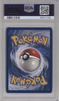 Raichu from the 1999 Pokemon French set graded by PSA and given an overall grade of 7.
