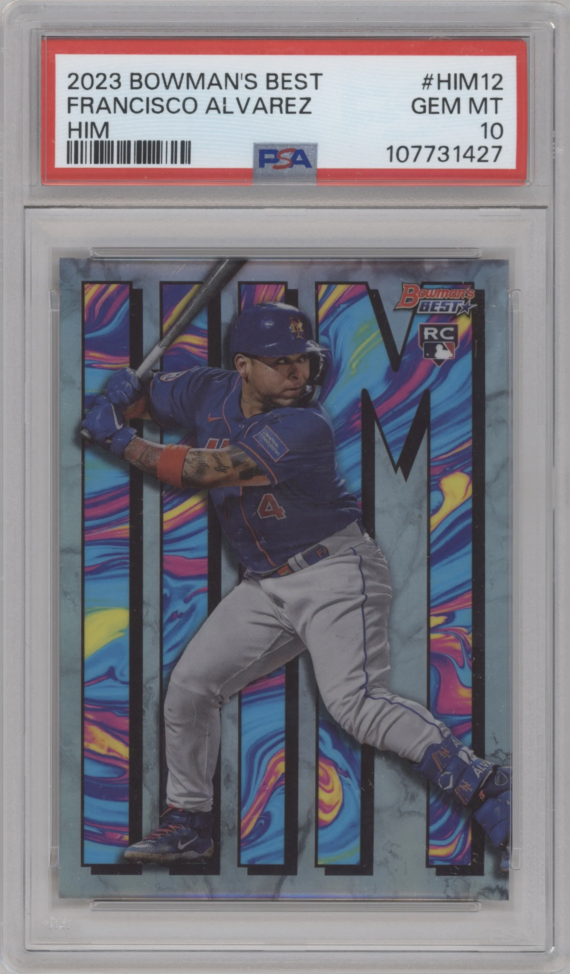 2023 Bowman's Best HIM Francisco Alvarez PSA 10