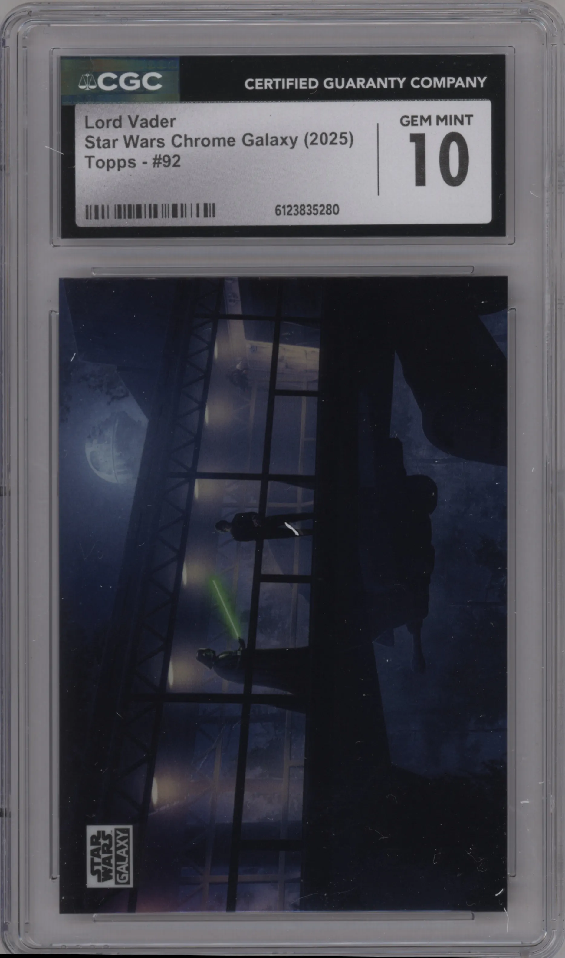 2025 Topps Chrome Star Wars Galaxy Lord Vader #92 CGC 10