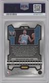 Brandon Miller from the 2023-24 Panini Prizm set featuring a Fast Break Purple parallel graded by PSA and given an overall grade of 10.