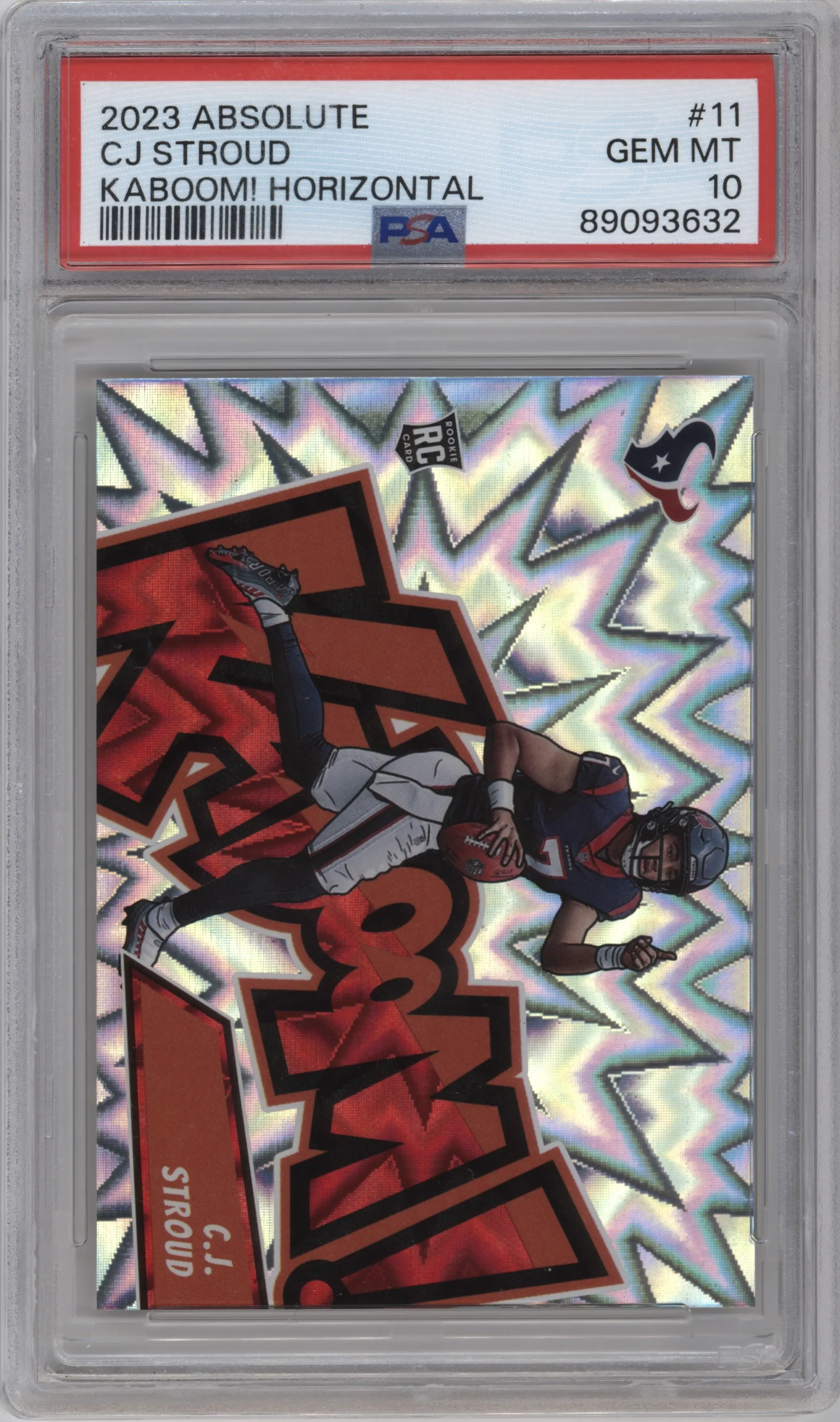 2023 Panini Absolute Kaboom! Horizontal C.J. Stroud PSA 10