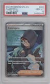 Cassiopeia from the 2024 Pokemon SV set graded by PSA and given an overall grade of 10.